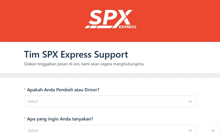 Persiapan Sebelum Komplain SPX Express